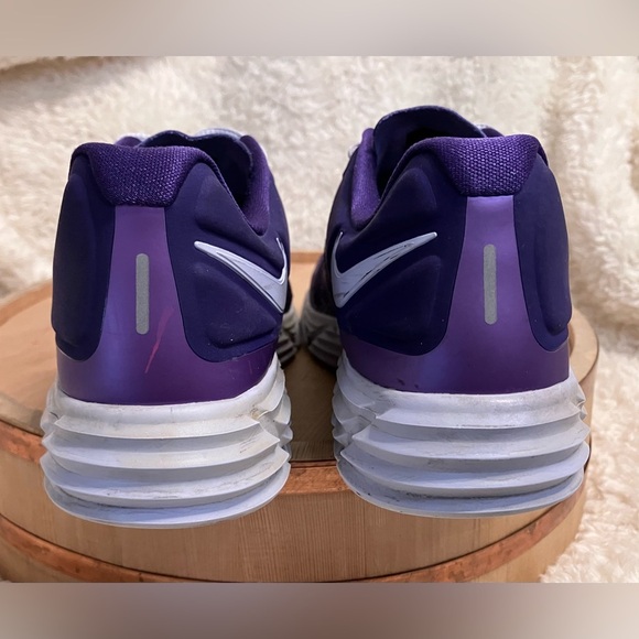 NIKE Training Lunar Victory Purple Fitsole 3 Size 7 - Picture 4 of 10